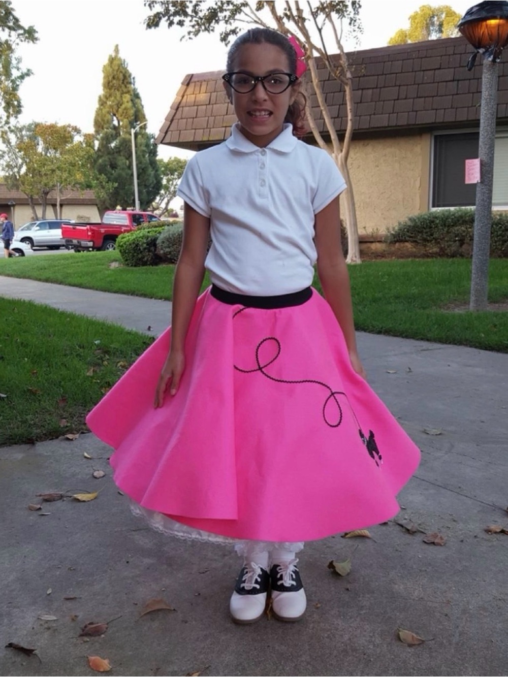 Girl Poodle Skirt